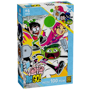 Quebra Cabeça Puzzle 100 Peças Teen Titans GO! Grow