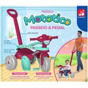 TRICICLO MOTOTICO PASSEIO ROSA CABO - BANDEIRANTE