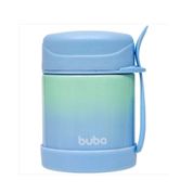 Pote Térmico Com Colher Degrade Azul 320ml Buba