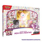 Jogo De Cartas - Pokemon EV3.5 BOX Mew E Mewtwo - Copag