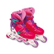 Patins Barbie - Com Acessórios de Segurança - Fun - Rosa - 33 a 36