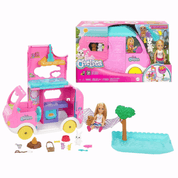 Boneca Barbie Chelsea Trailer Acampamento 2em1 3+HNH90Mattel