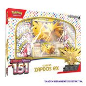 Jogo de Cartas - Pokemon - Ev3.5 Box Zapdos Ex - Copag