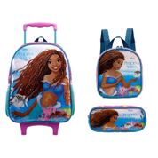 Kit - Mochila - Estojo - Lancheira - Disney - A Pequena Sereia