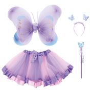 Conjunto Fada - Lilas C/Rosa - Infantil - Cromus