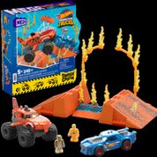 Blocos de Montar - Hot Wheels - Monster Trucks - Mordida de Tubarão - Mattel