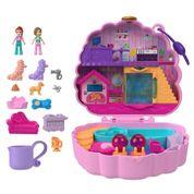 Conjunto de Brinquedo e Mini Bonecas - Polly Pocket - Estojo Spa Poodle - Mattel