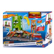 Conjunto de Pista e Carrinho - Hot Wheels City - Posto de Combustível - Mattel