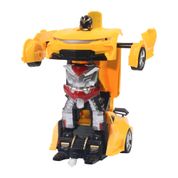 Carrinho Transformável de Controle Remoto - Megaformers - Saturn - Multikids - Amarelo