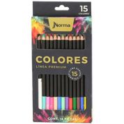 Lapis De Cor Norma Premium Ultra Suave 15 Cores