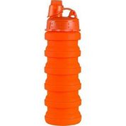 Garrafa Silicone Dobravel Retratil 500Ml Redstar Sport