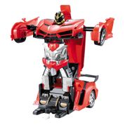 Carrinho Transformável de Controle Remoto - Megaformers - Mercury - Multikids - Vermelho