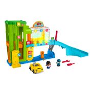 Playset e Mini Figura - Little People - Garagem de Veículos - Mattel