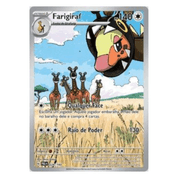 Carta Pokemon Evoluções em Paldea Farigiraf (228/193)