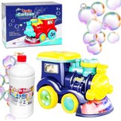 Trenzinho Infantil Anda Solta Bolinhas Luz Som +Refil de 1L