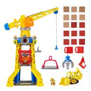 Playset - Patrulha Canina - Torre De Guindaste - Rubble e Crew - Sunny