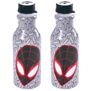 Kit 2 Garrafinha Homem Aranha 500ml com Tampa Plasútil Infantil