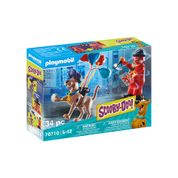 Playmobil - Aventura com O Palhaço Fantasma - Scooby-Doo! - 70710