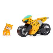 Moto e Mini Figura - Veiculo Wild - Patrulha Canina - Gato - Sunny