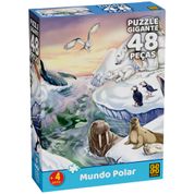 Quebra-Cabeça Gigante - 48 Peças - Mundo Polar - Grow