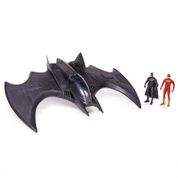 Conjunto de Nave e Bonecos Articulados - DC Comics - Batman e The Flash - Sunny