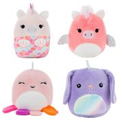 Conjunto Com 4 Pelúcias - Squishmallows - Esquadrão Místico - Sunny