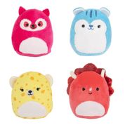 Conjunto Com 4 Pelúcias - Squishmallows - Esquadrão Brilhante - Sunny