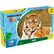 Quebra Cabeça Zoo Tigre 108 Peças NIG