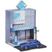 Playset c/ Miniatura -1:43 - Audi A6 Avant - Hotel - Bburago 31500