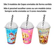 Kit 10 Copos Patrulha Canina Infantil Lembrança de Aniversário