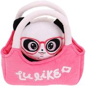 Pelucia Pandinha na Bolsinha Oculos Vermelho Luluca Fun