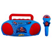 Brinquedo Musical - Patrulha Canina - Boombox Karaokê Spider-Man - Candide