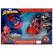 Carrinho Controle Remoto Spider Man Web Crasher Candide 5842