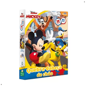 Quebra Cabeça de Chão Infantil Mickey Mouse Grandinho 28 Peças