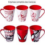 Kit 10 Caneca para Doces Lembranças de Festa Homem Aranha 360ml