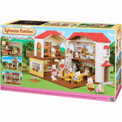 Sylvanian Families Casa Telhado Vermelho Luzes/Sótão Secreto