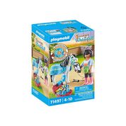 Playmobil - Horses Of Waterfall - Poneis - Terapeuta De Cavalos - 71497 - Sunny