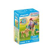 Playmobil - Horses Of Waterfall - Poneis - Ponei E Potro Com Criança - 71498 - Sunny