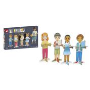 Jogo Um Dia Na Escola - Personagens de Papelão - Janod