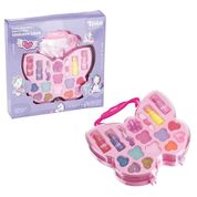 Maquiagem Infantil Paleta Sombras Batom Gloss Unicorn Fenzza