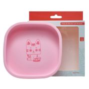 Prato De Silicone Com Ventosa Kouii Filhotiis Gata Mia