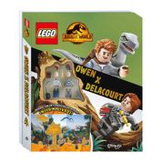 Livro - Jurassic world - Owen x Delacourt - Lego - Catavento