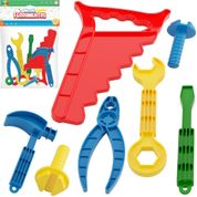 Kit Ferramentas Infantil Martelo Chave Parafuso Serrote