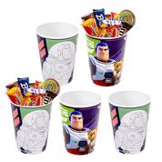 Kit com 5 Copos Toy Story Buzz Lighyear para Festa infantil Decoração e Aniversário