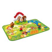 Playset Tapete E Conjunto De Figuras - Animais Da Fazenda Bilingue - Chicco Do Brasil