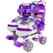 Patins - Quad Sereia - Lilas - Tam 34-37 - Uni-Art
