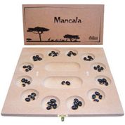 Jogo Mancala em Madeira - Estojo - Oficina de Criação Mitra