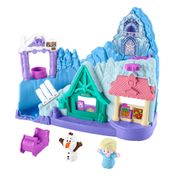 Mini Playset - Little People - Frozen - Aventuras Treno em Arendelle - Fisher Price