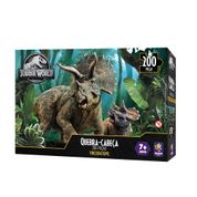 Quebra-Cabeça - Jurassic World - 200 Peças - Triceraptos - Mimo