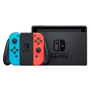 Console - Nintendo - Switch - Azul E Vermelho + Joy-con Neon + Mario Kart 8 Deluxe + 3 Meses De Ass